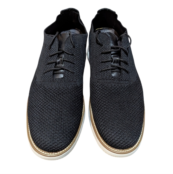 Laoks Oxford Lightweight Walking Black Size 11.5 Knit Breathable Preppy - Picture 3 of 6